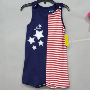 🆕️🏷 Red, white & blue romper